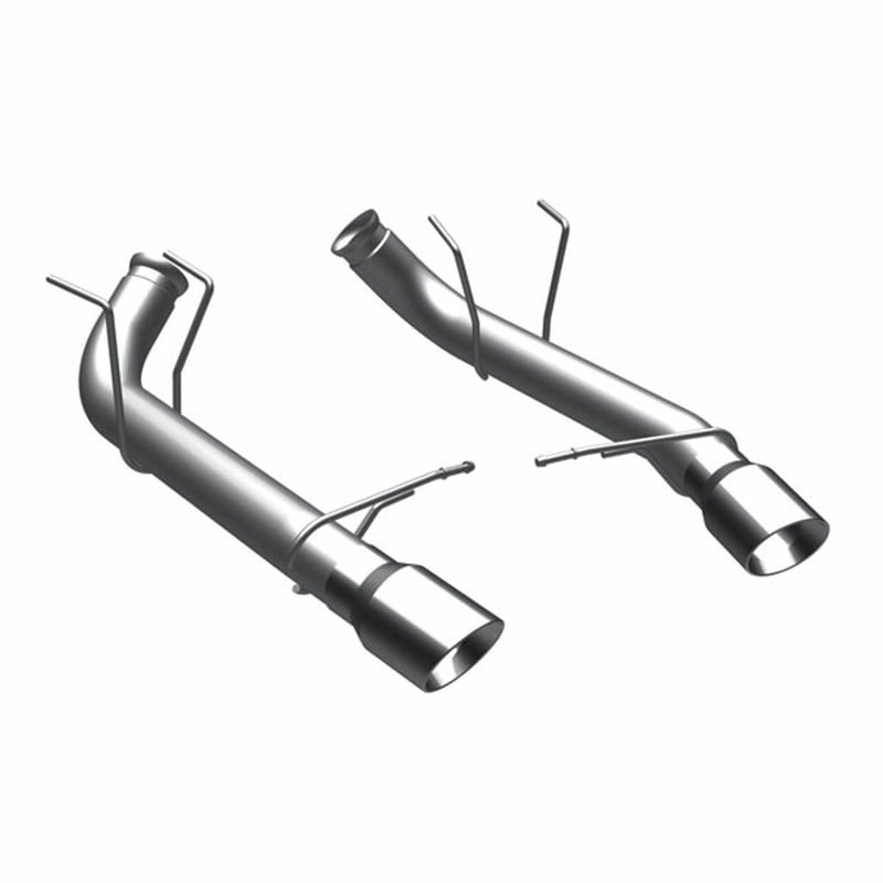 magnaflow 13-14 ford mustang dual split rear exit stainless axle-back cat back exhaust (competition) 15152
