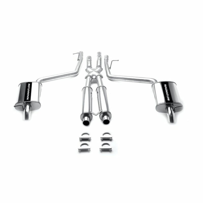 magnaflow 2000-2002 lincoln ls street series cat-back performance exhaust system 15710