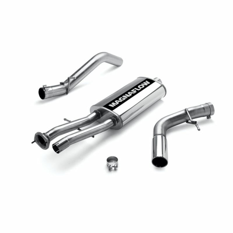 magnaflow 02-06 cadillac escalade/gmc yukon 6.0l - stainless cat-back performance exhaust system 15734