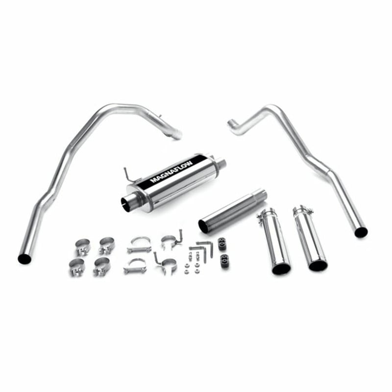 magnaflow 97-99 dodge dakota street series cat-back performance dual exhaust system15735
