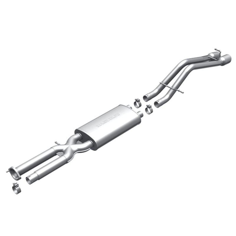 magnaflow 2003-2006 hummer h2 street series dual side by side rear ex cat-back performance exhaust system 15770