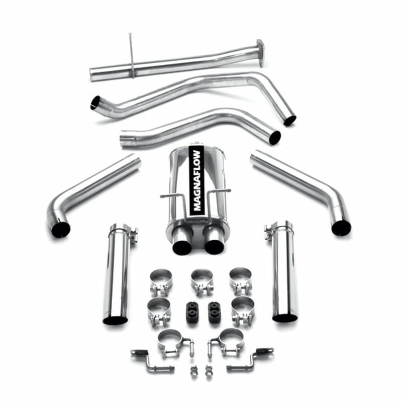 magnaflow 98-99 chevrolet/gmc s-10/sonoma dual exit stainless cat-back performance exhaust system 15776
