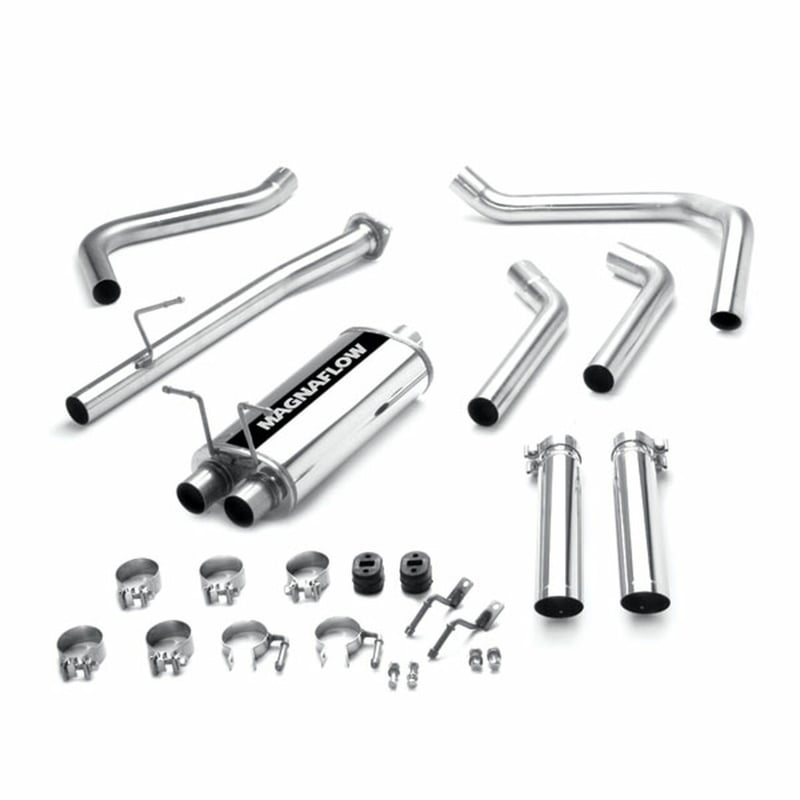 magnaflow 00-03 chevrolet/gmc s10/sonoma stainless dual performance exhaust system 15796
