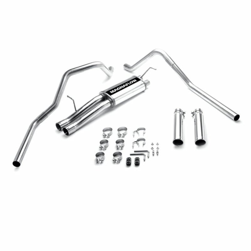 magnaflow 03-06 chevrolet/gmc 2500hd 6.0l stainless dual performance exhaust system 15829