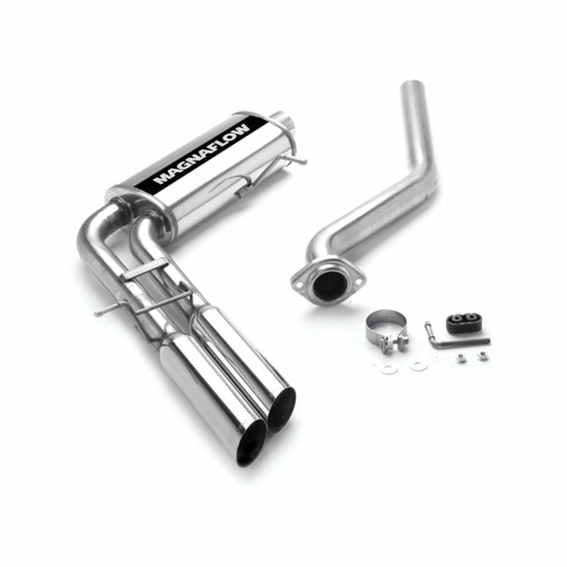 magnaflow 03-06 chevy/gmc silverado/sierra 1500 dual same side pre axle exit stainless cat-back exhaust system 15842