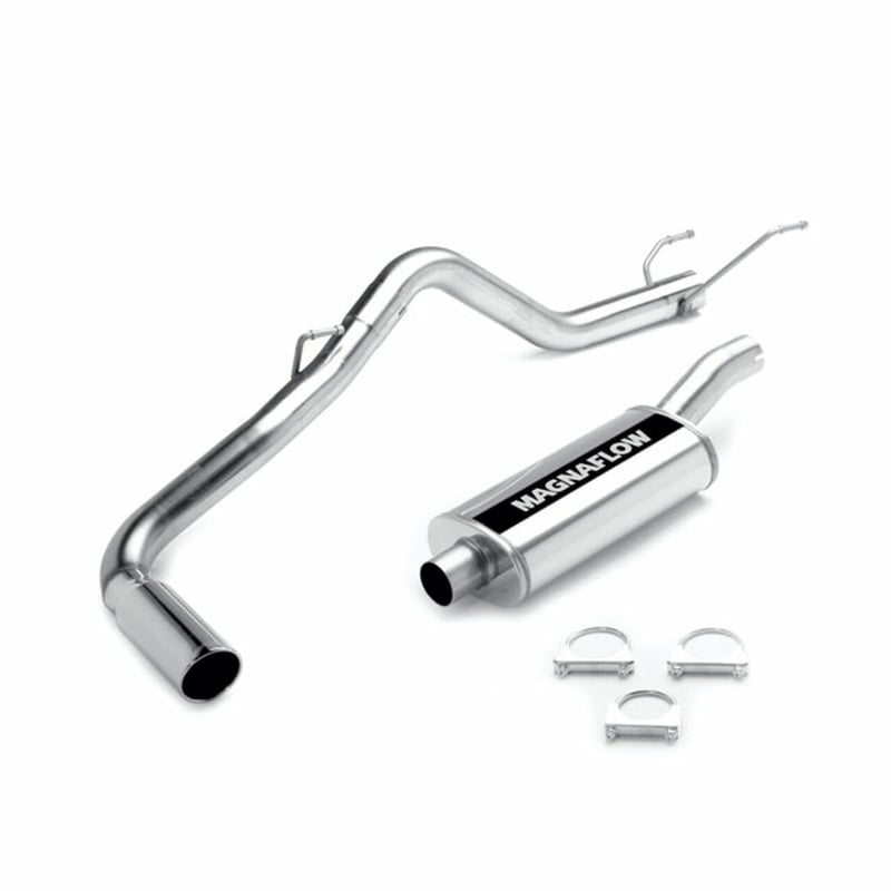magnaflow 04-05 dodge ram hemi 1500 street series 3" single cat-back performance exhaust system 15862