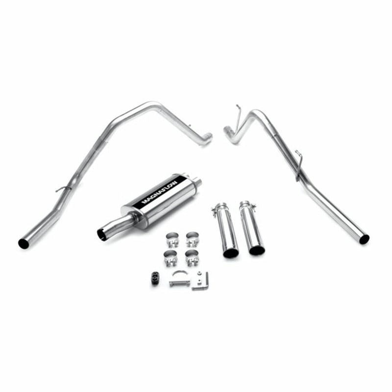magnaflow 04-05 dodge ram 1500 hemi street series cat-back dual performance exhaust system15863