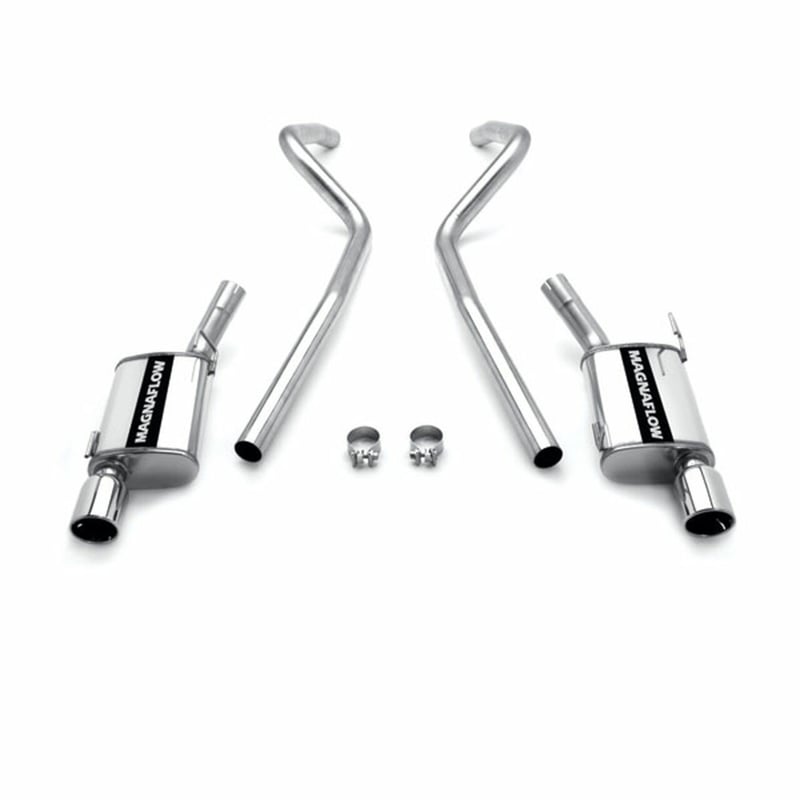 magnaflow 05-09 ford mustang gt street series cat-back performance exhaust system 15881
