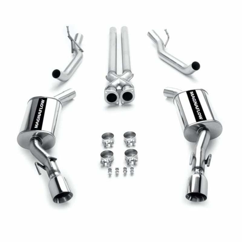 magnaflow 05-06 pontiac gto street series dual cat-back performance exhaust system 15892