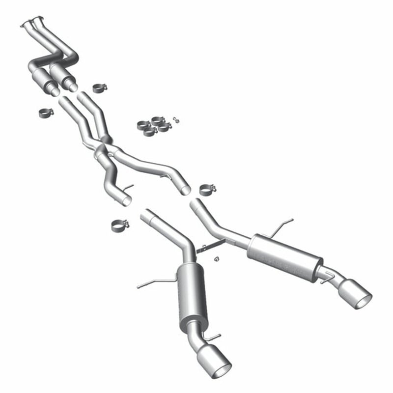magnaflow 2011-2013 bmw 335i sport series cat-back performance exhaust system16388