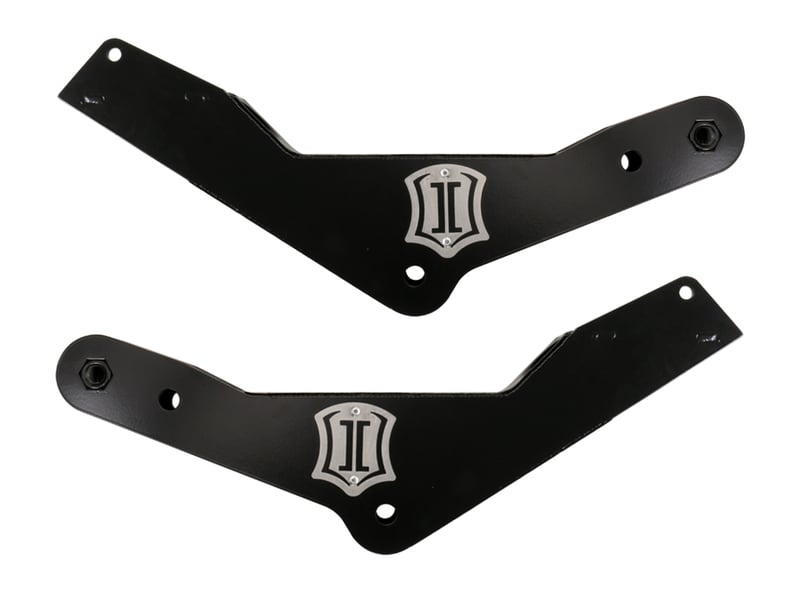 icon 2011-2016 ford f-250/f-350 super duty 4wd, 4 link frame bracket kit 164503