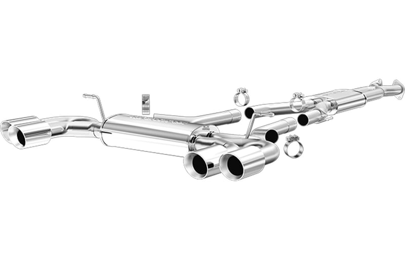 magnaflow 10-16 hyundai genesis coupe 3.8 street series cat-back performance exhaust system 16507