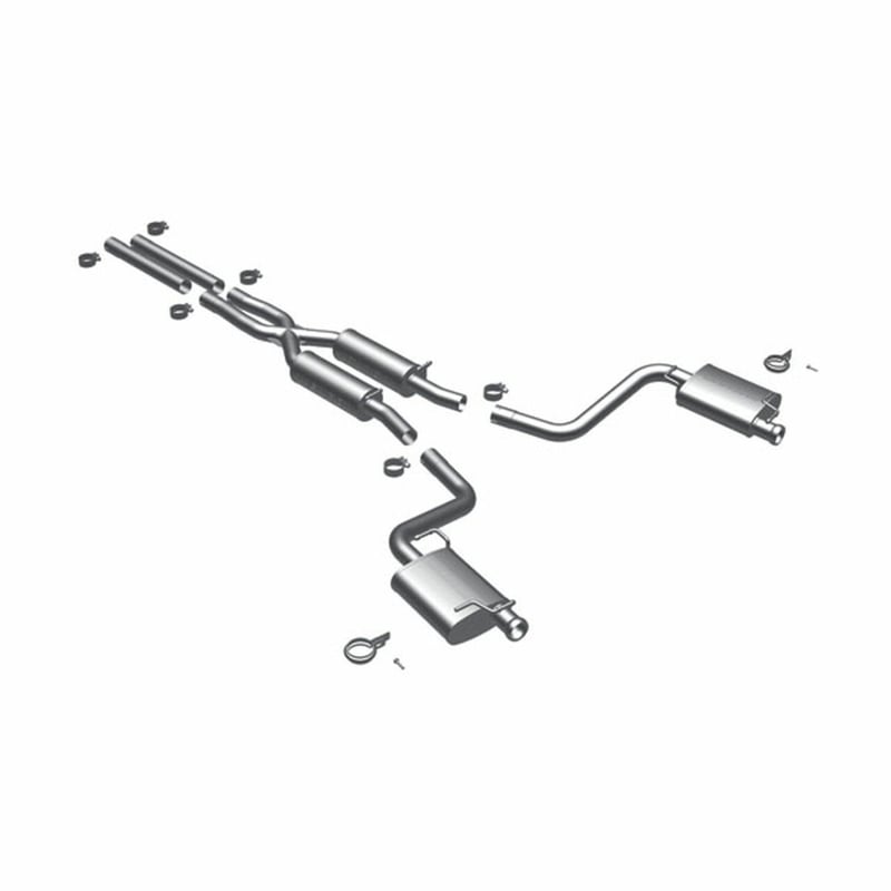 magnaflow 2009-2014 dodge challenger street series cat-back performance exhaust system 16514