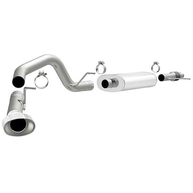 magnaflow 09-14 chevrolet/gmc tahoe/yukon street series stainless cat-back performance exhaust system 16564