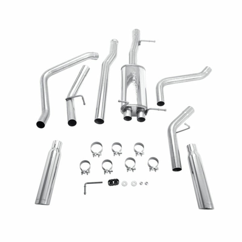 magnaflow 2009 chevrolet/gmc silverado/sierra 1500 dual performance street series exhaust system 16568