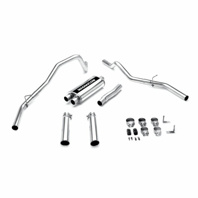 magnaflow 04-08 ford f-150 dual rear exit street series cat-back performance exhaust system 16615