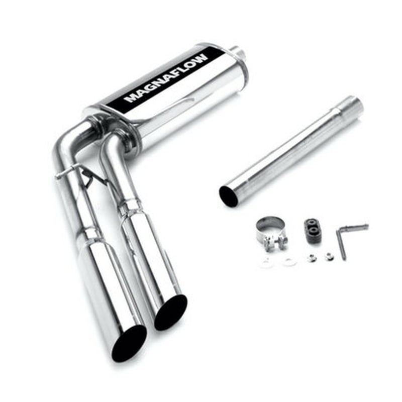 magnaflow 04-10 ford f150 dual same side pre-axle exit stainless performance exhaust system 16522