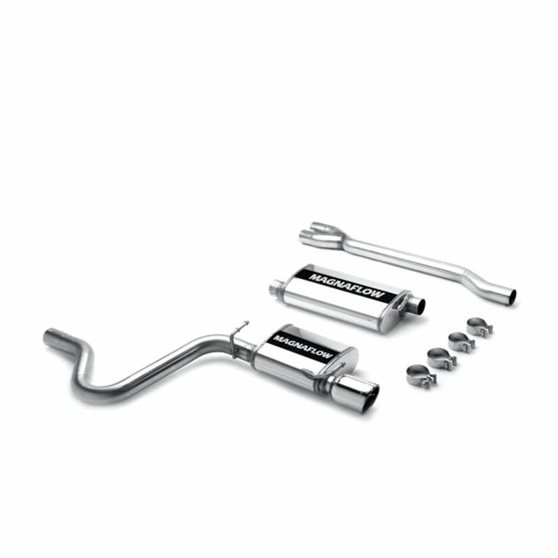 magnaflow 2005-2010 dodge street series single exit cat-back performance exhaust system16635