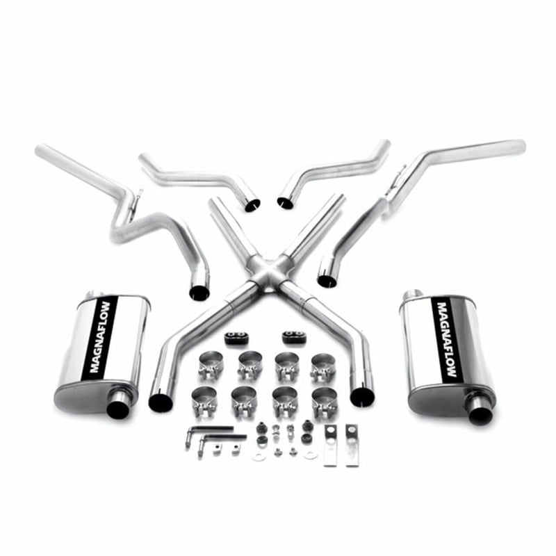 magnaflow 1960-1972 chevrolet?gmc c10 street series crossmember-back performance exhaust system 16643