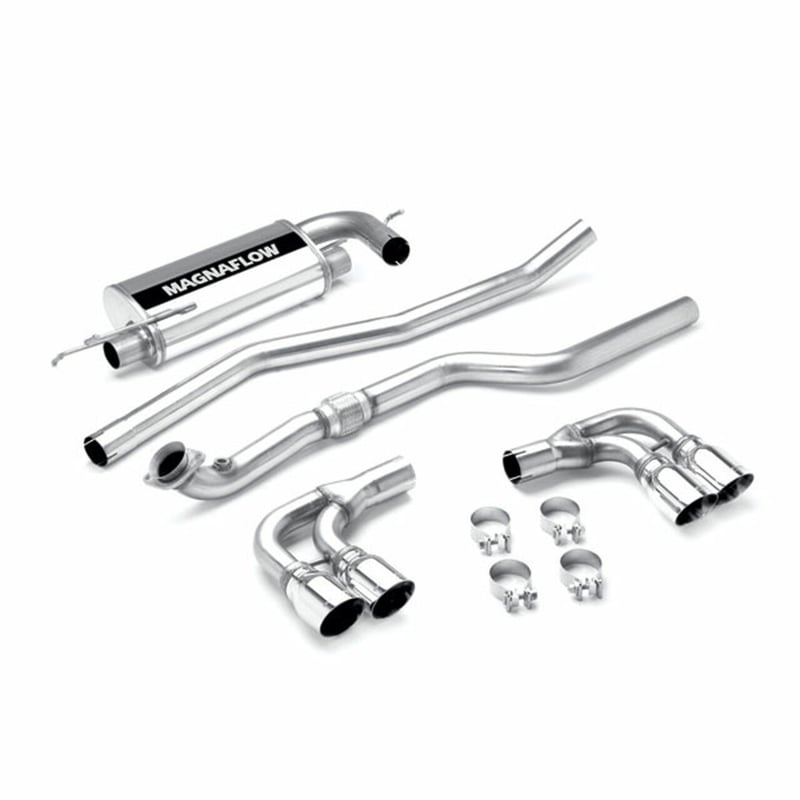 magnaflow saturn sky redline conversion quad rear exit tips street series cat-back performance exhaust system16664