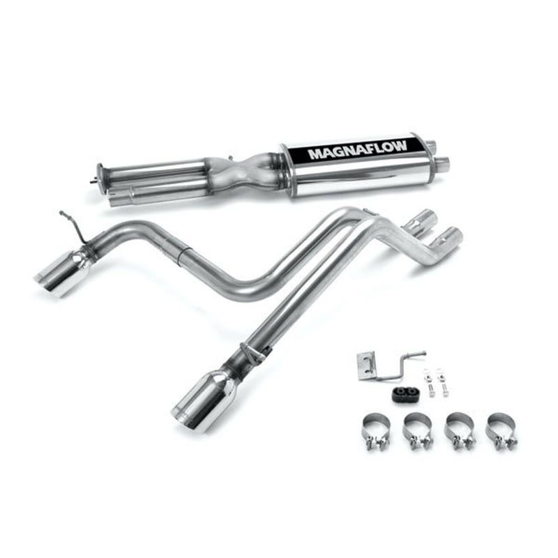 magnaflow 07-08 hummer h2 street series cat-back performance exhaust system 16772