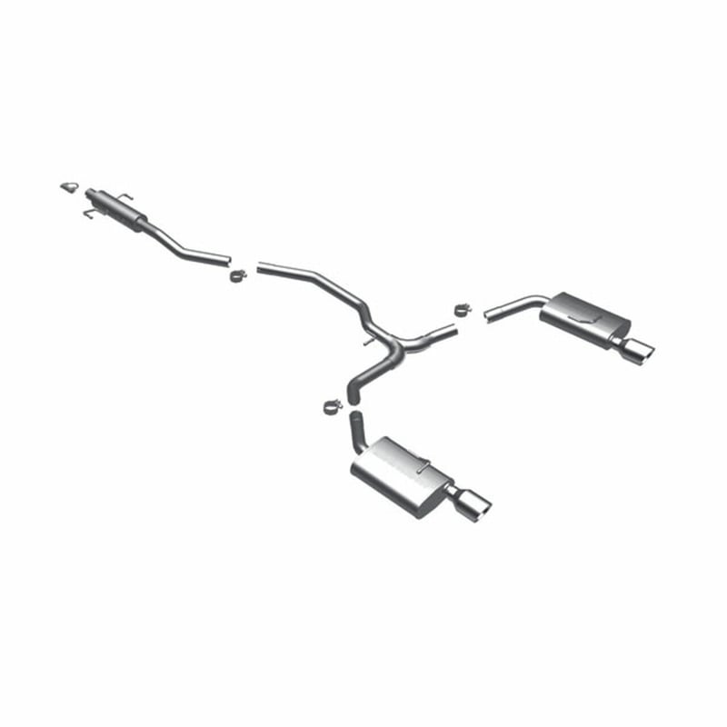 magnaflow ford fusion street series cat-back performance exhaust system 16675