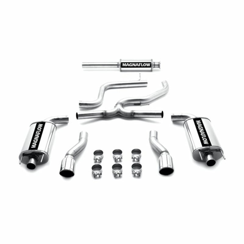 magnaflow 2006-2009 chevrolet impala ss street series cat-back performance exhaust system 16707