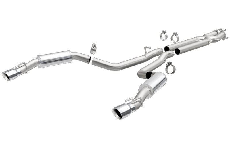 magnaflow 2007-2009 mazda 3 street series cat-back performance exhaust system 16786