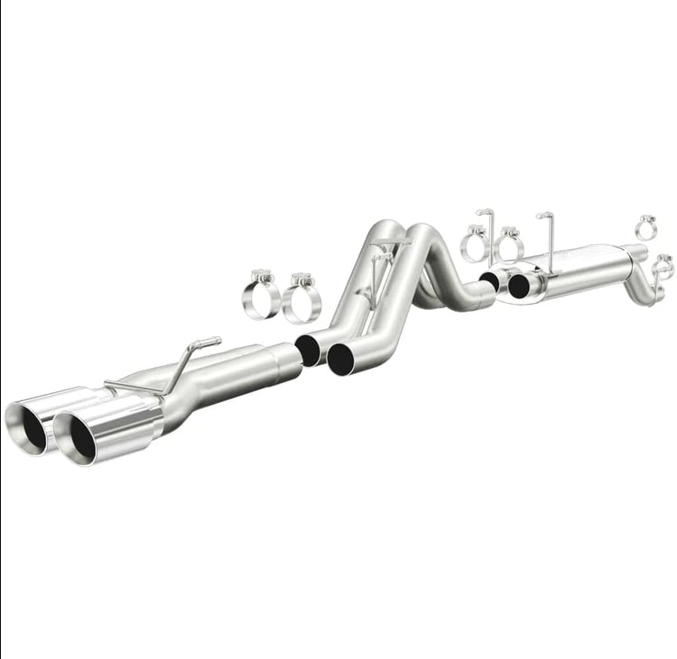 magnaflow sys c/b 06 dodge ram 1500 truck v10 8.3l std-cc dual straight passngr side rear exit exht 16749