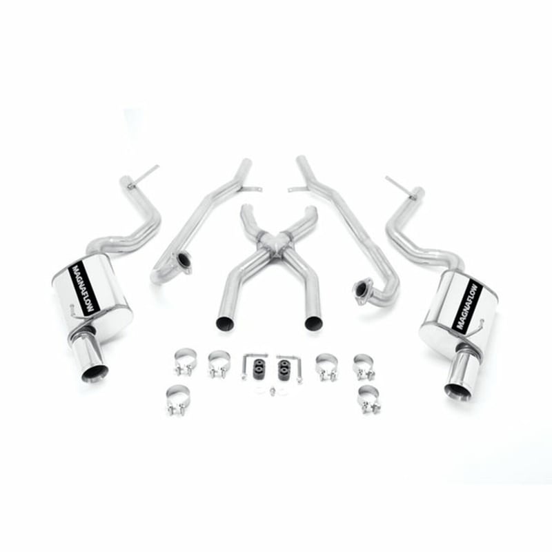 magnaflow 1968-1969 chevrolet corvette street series crossmember-back performance exhaust system16799