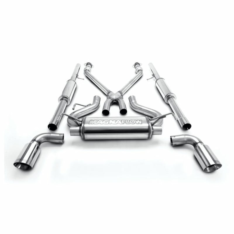 magnaflow 2008-2013 infiniti g37 street series cat-back performance exhaust system 16820