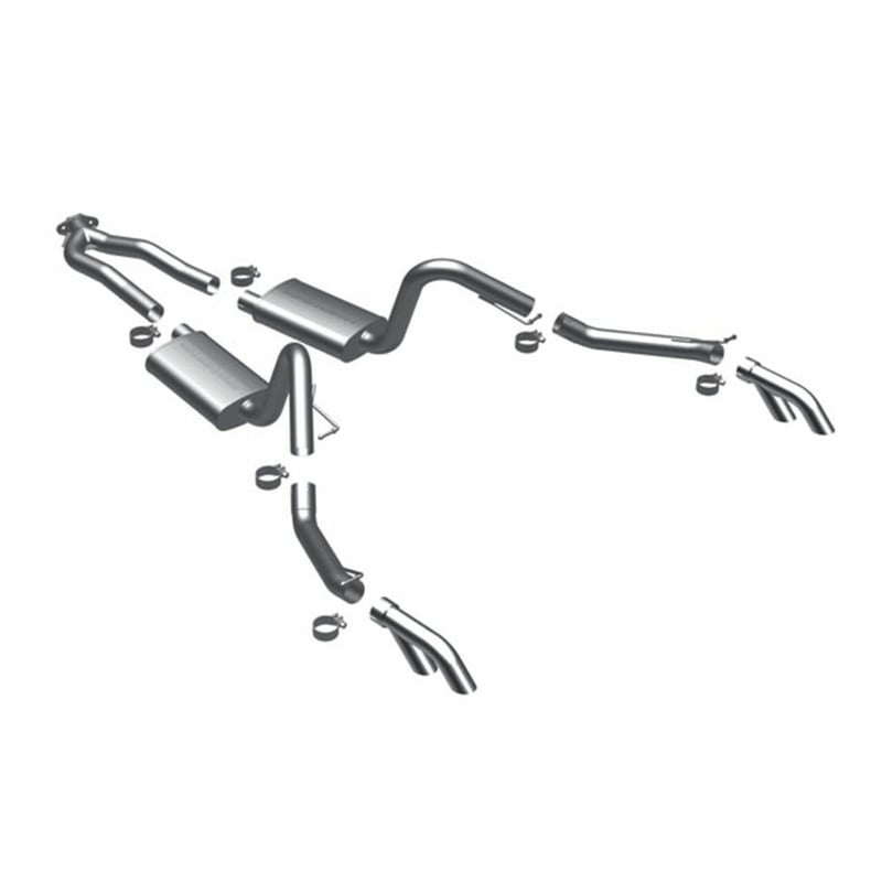 magnaflow 75-81 pontiac firebird street series cat-back performance exhaust system 16830
