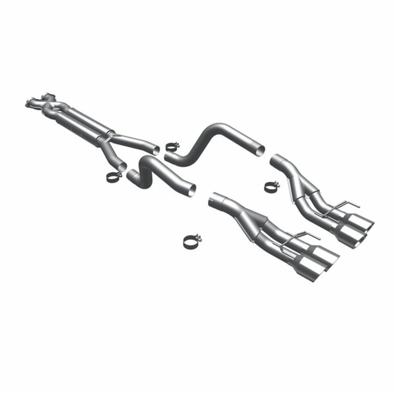 magnaflow 2006-2012 chevrolet corvette z06, zr1 competition series quad tip cat-back performance exhaust system 16839
