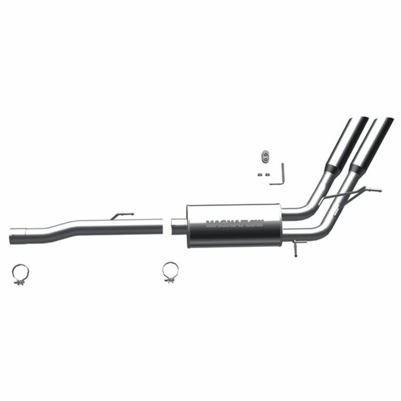 magnaflow 2008 dodge ram 1500 street series cat-back performance exhaust system 16852