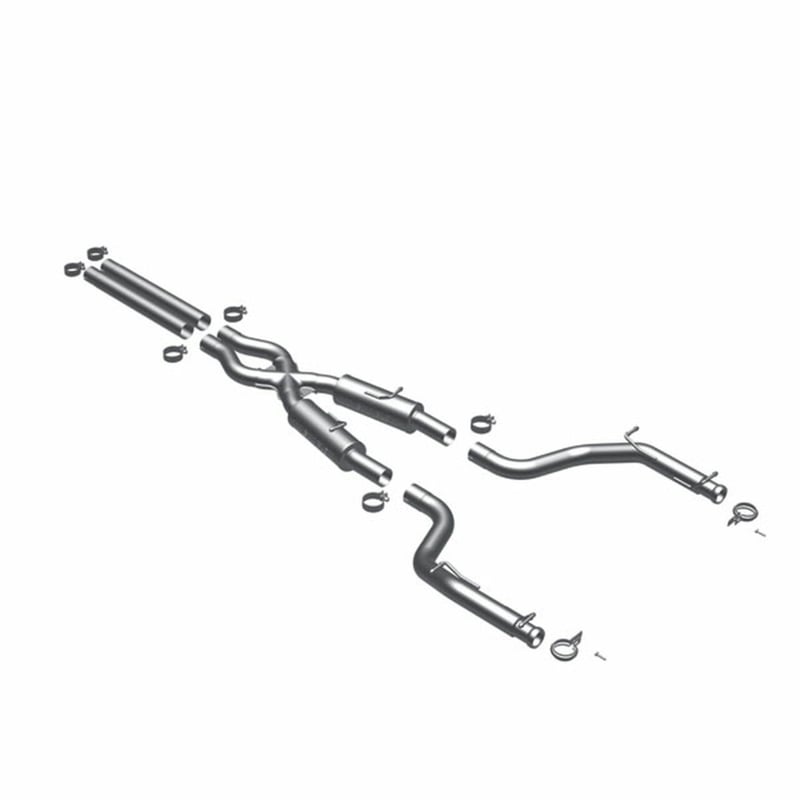 magnaflow 08-14 dodge challenger srt8 competition series cat-back performance exhaust system 16886