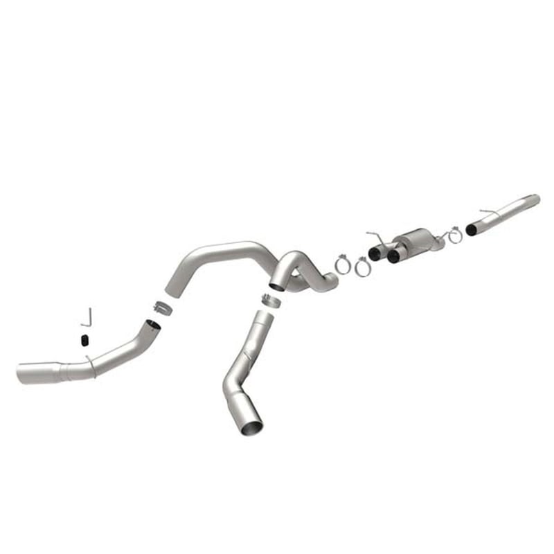 magnaflow 2006-2007 chevrolet\ gmc diesel dual stainless performance exhaust system xl series 16965