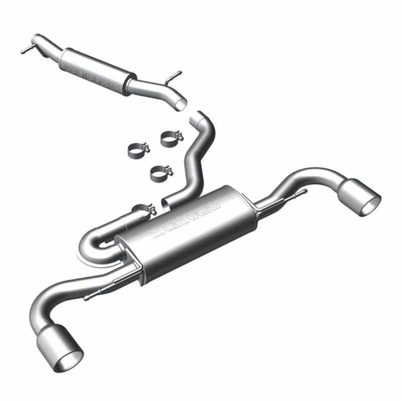 magnaflow 2008-2009 audi tt quattro sport series cat-back performance exhaust system 16994