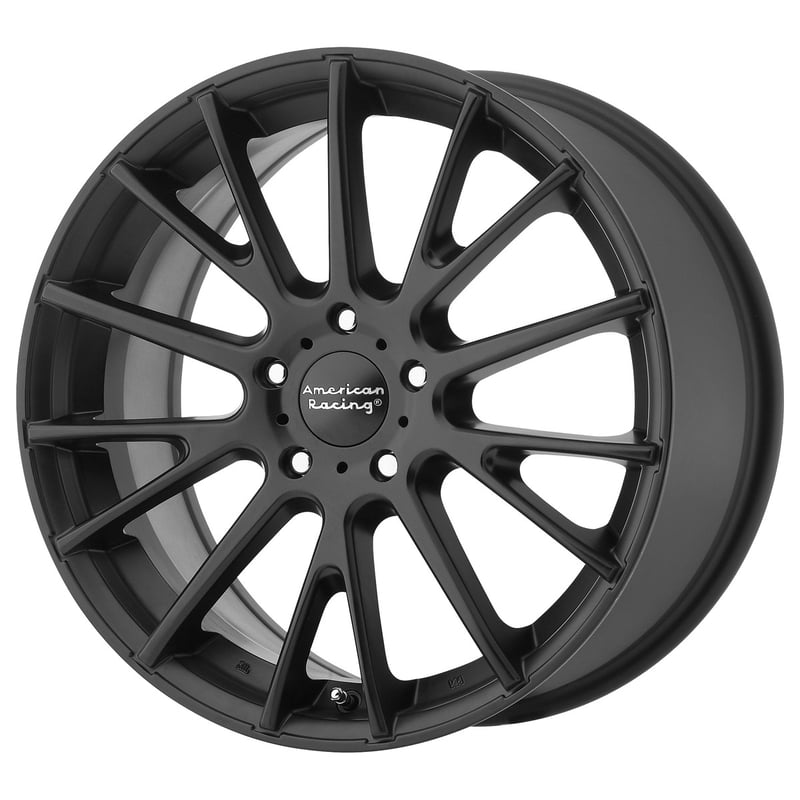 17x7 american racing ar904 satin black 5x114.3/4.5 40mm