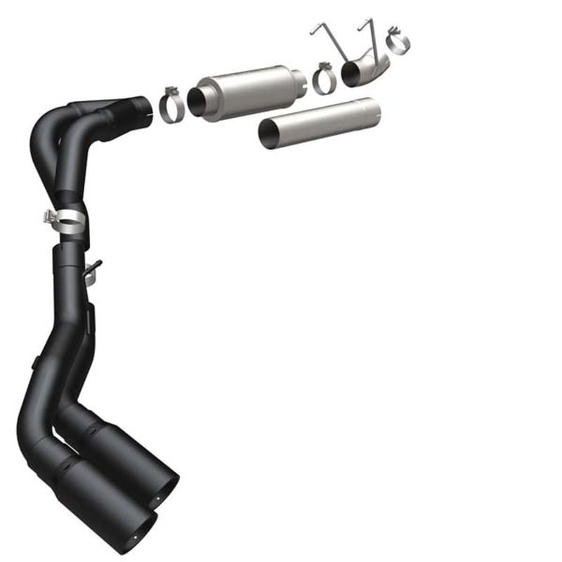 magnaflow 2007-2010 dodge black dpf series filter-back performance exhaust systeml 17003