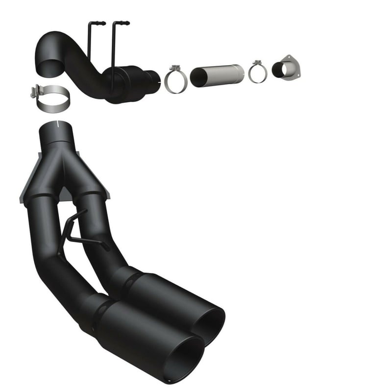 magnaflow 2008-2010 ford f-250/350 black dpf series filter-back performance exhaust system 17011