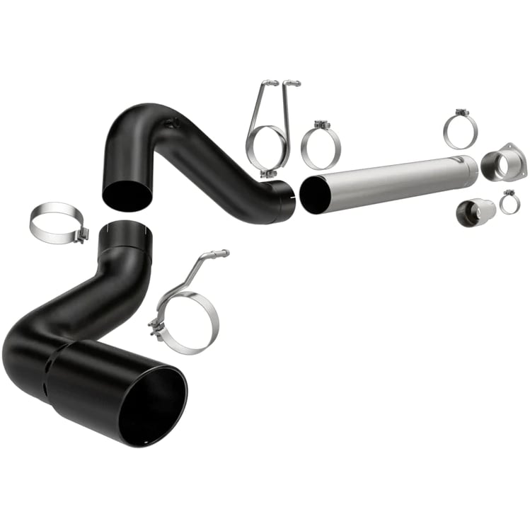 magnaflow 07.5-17 ford f-250/f-350 6.4l/6.7l 409 ss dpf back exhaust - black 17067