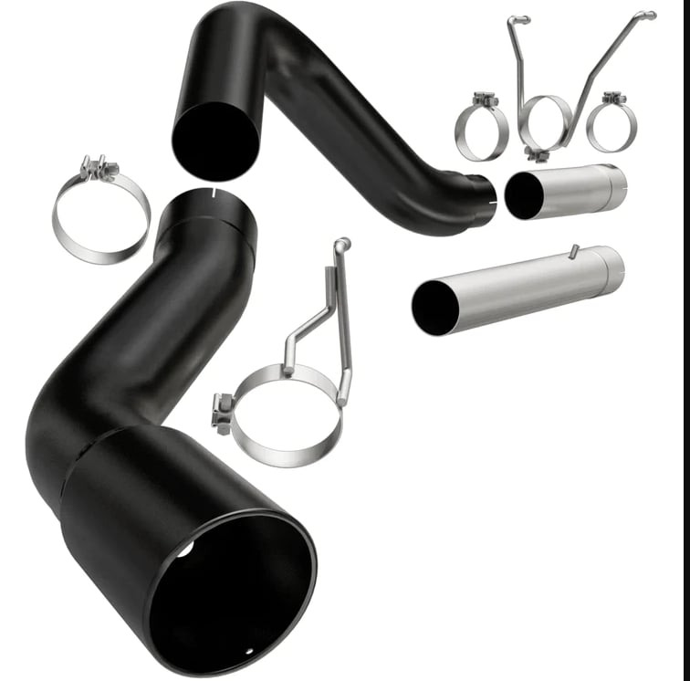 magnaflow 07-18 dodge 2500/3500 409 ss dpf back 5in single exit exhaust- black 17069