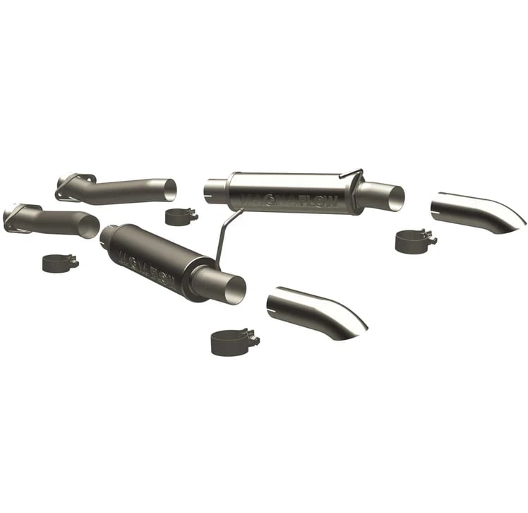 magnaflow sys c/b 86-04 mustang 2.5inch 4.6/5.0 w/ turn downs 17118