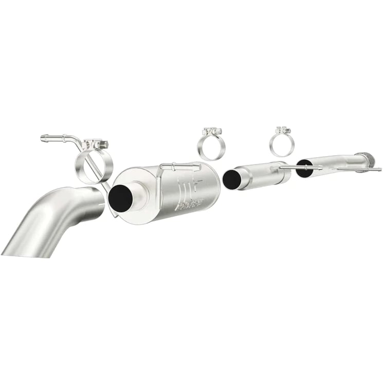 magnaflow 14-18 chev silverado v8 5.3l cc/ec cab turn down in front of rr tire ss catback perf exhaust 17146