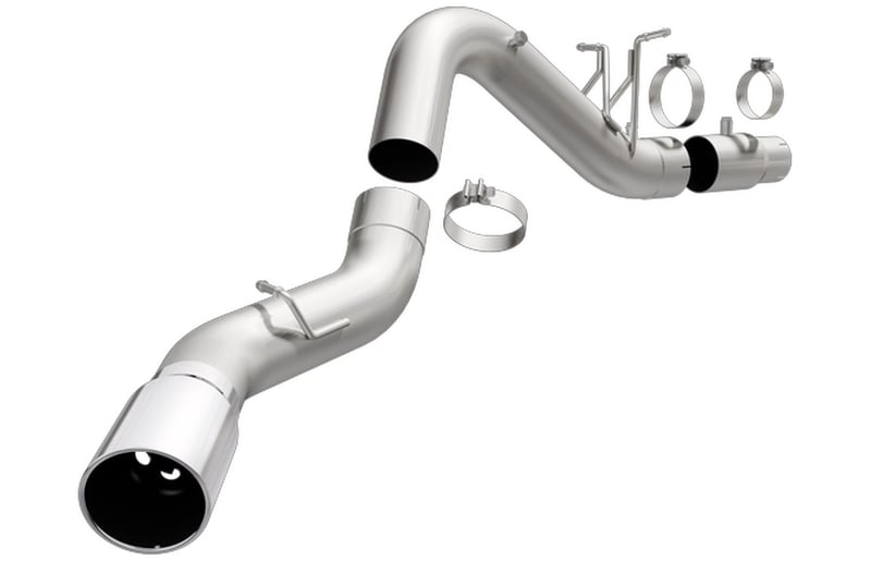 magnaflow 2011-2019 chevrolet silverado/gmc sierra 6.6l diesel polished single wall 6in tip 17870