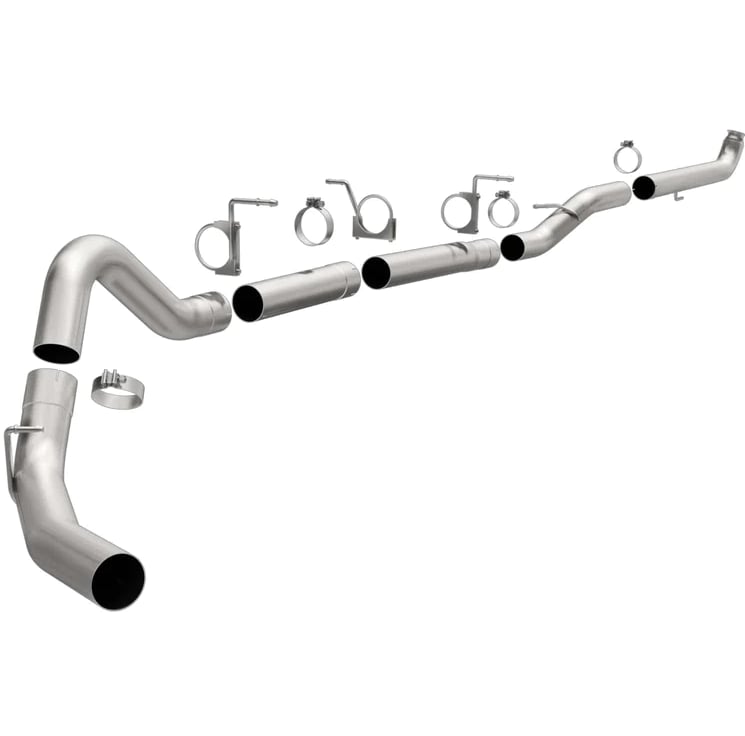 magnaflow 01-04 chevy silverado 2500/3500 dp back ss 4in single side rear exit custom builder kit 17880
