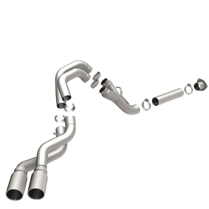 magnaflow 07-10 chevy/gmc 2500/3500 pro dpf series filter-back performance exhaust system 17915