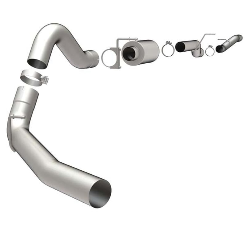 magnaflow 2006-2007 chevy/gmc 3500 pro series cat-back performance exhaust system 17941