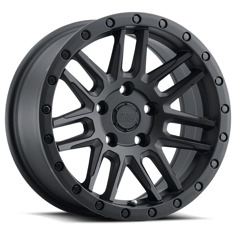 17x8 black rhino arches matte black 5x108/4.25 30mm
