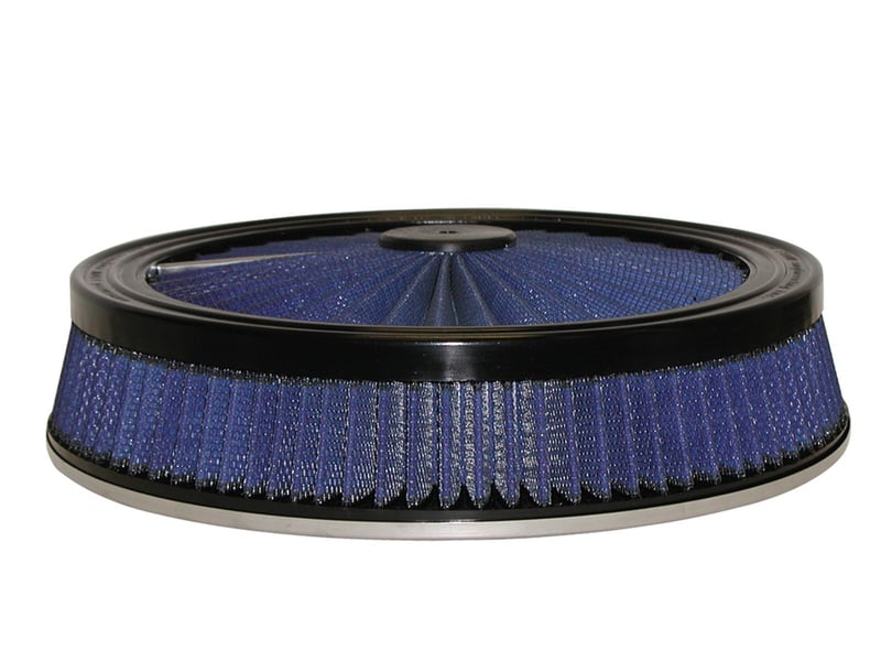 afe magnumflow air filters round racing p5r a/f top racer 14d x 3h (blk/blue) 18-31403